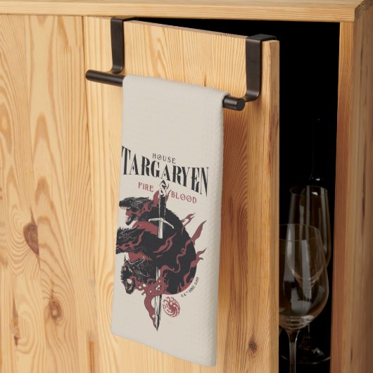 Linge De Cuisine Maison Targaryen - Feu et Sang (Pliage en tiers)