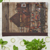 Linge De Cuisine Maisons avec buanderie (Seeburg II) d'Egon Schiele (Plié)