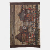 Linge De Cuisine Maisons avec buanderie (Seeburg II) d'Egon Schiele (Vertical)