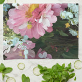 Linge De Cuisine Maisy en rose (Plié)