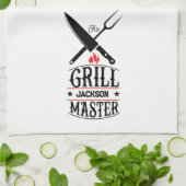 Linge De Cuisine Maître du grill (Plié)