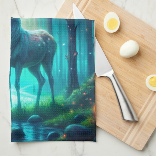 Linge De Cuisine Majestic Deer (Quart Plié)