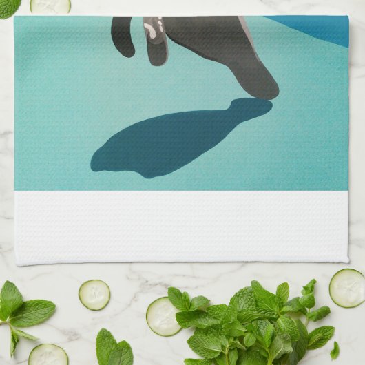 Linge De Cuisine Majestic Manatee (Plié)