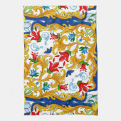 Linge De Cuisine Majólica, estilo siciliano, lemons Apron (Vertical)