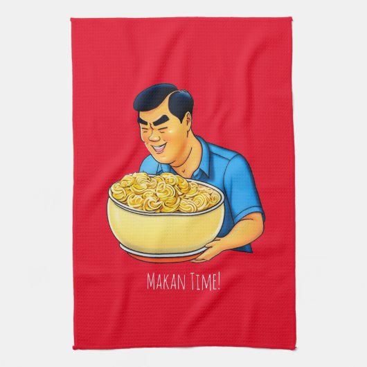 Linge De Cuisine Makan Time (Vertical)