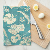 Linge De Cuisine Makapuu Beach Hawaiian Batik Kitchen Towne (Quart Plié)