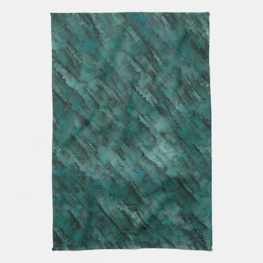 Linge De Cuisine Mal fait maçonnerie cyan (Vertical)