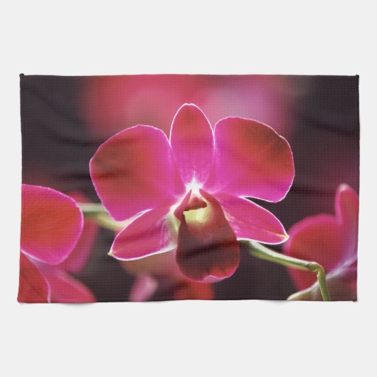 Linge De Cuisine Malaisie, Orchidée (Horizontal)