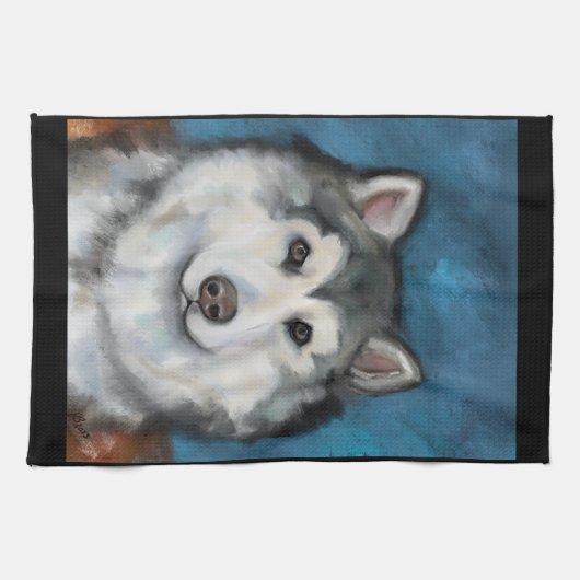 Linge De Cuisine Malamute d'Alaska (Horizontal)