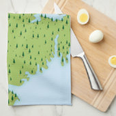 Linge De Cuisine Mälaren Suède (Quart Plié)