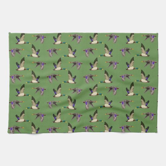 Linge De Cuisine Mallard Ducks tendance (Horizontal)