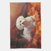 Linge De Cuisine Maltais en automne Feuilles automne Inspiration (Vertical)