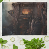 Linge De Cuisine Maltais Halloween effrayant (Plié)