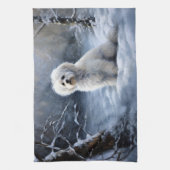 Linge De Cuisine Maltais Laisser Neige Noël (Vertical)