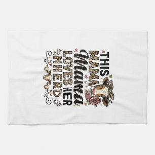 Linge De Cuisine Mama Aime Son Troupeau Vintage Cow Maman Conceptio