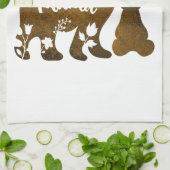 Linge De Cuisine Mama Bear avec 2 Cubs Maman de deux (Plié)