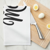 Linge De Cuisine Maman Chatte Moustaches et Oreilles (Quart Plié)