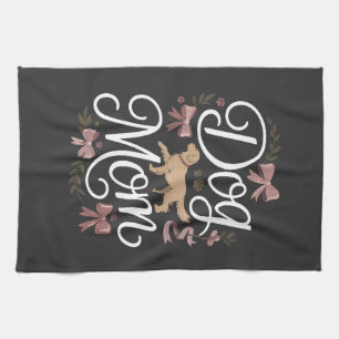 Linge De Cuisine Maman Chien Design Élégant Coquette Retriever Gol
