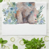 Linge De Cuisine Maman de Cockapoo Fleurie (Plié)