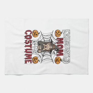 Linge De Cuisine Maman Épuisée Est Costume Sorcière Halloween Café