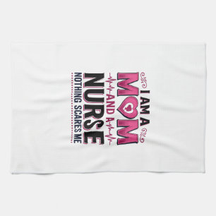 Linge De Cuisine Maman Infirmière Rien Ne Me Fait Peur Gravure Vint