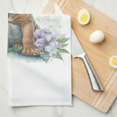 Linge De Cuisine Maman Mastiff Fleurie (Quart Plié)