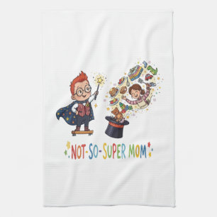 Linge De Cuisine Maman pas si super, magie de dessin animé drôle