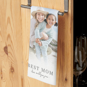 Linge De Cuisine Maman personnalisée Photo mère