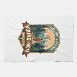 Linge De Cuisine Maman Randonneuse Golden Retriever Vintage Testée 