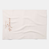Linge De Cuisine Maman Vie - Design de charme rustique (Horizontal)