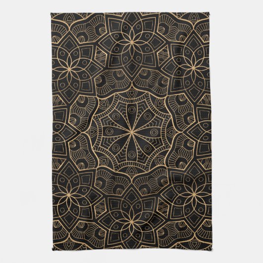 Linge De Cuisine Mandala 3 de luxe (Vertical)