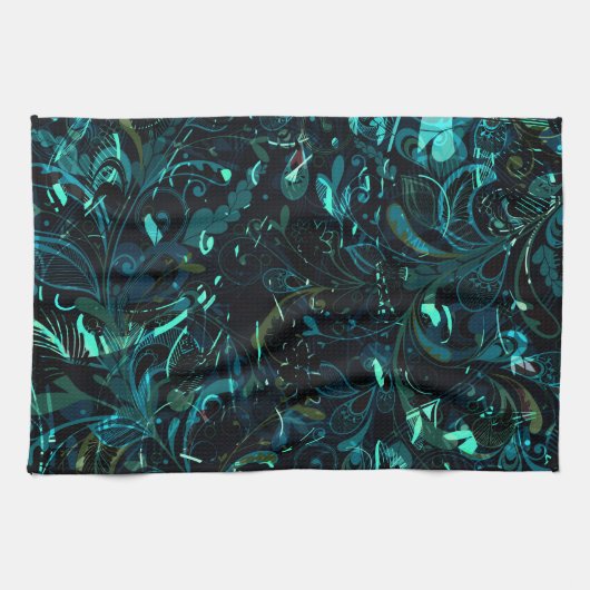 Linge De Cuisine Mandala Abstrait 3 (Horizontal)