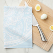 Linge De Cuisine Mandala arctique (Quart Plié)