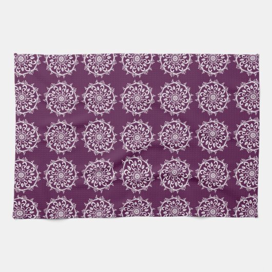 Linge De Cuisine Mandala Blackberry (Horizontal)