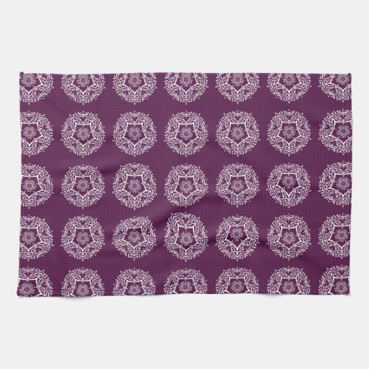 Linge De Cuisine Mandala Blackberry (Horizontal)