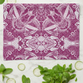 Linge De Cuisine Mandala | Choisir la couleur Arrière - plan (Plié)