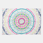 Linge De Cuisine mandala coloré (Horizontal)