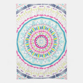 Linge De Cuisine mandala coloré (Vertical)