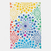 Linge De Cuisine Mandala de cercles 3 (Vertical)