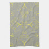 Linge De Cuisine Mandala de fleurs 4 (Vertical)