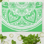 Linge De Cuisine Mandala du printemps (Plié)