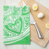Linge De Cuisine Mandala du printemps (Quart Plié)