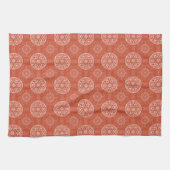 Linge De Cuisine Mandala en terre cuite (Horizontal)