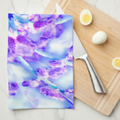 Linge De Cuisine Mandala Floral Violet (Quart Plié)