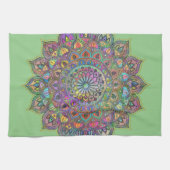 Linge De Cuisine Mandala Inde Style 1 (Horizontal)