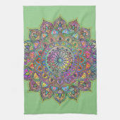Linge De Cuisine Mandala Inde Style 1 (Vertical)