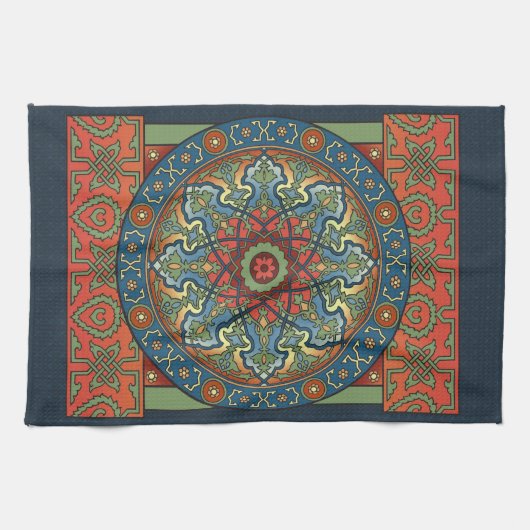 Linge De Cuisine Mandala persan (Horizontal)
