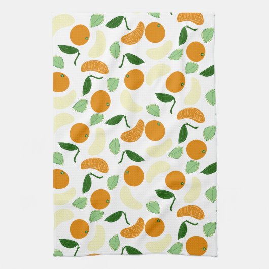 Linge De Cuisine Mandarin Citrus (Vertical)