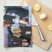 Linge De Cuisine Manet Bar au Folies Bergere Kitchen Towel (Quart Plié)