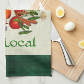 Linge De Cuisine Manger localement (Quart Plié)